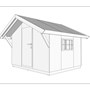 SkaatunBoden 250 - 7,5m2 med 50cm takutstikk